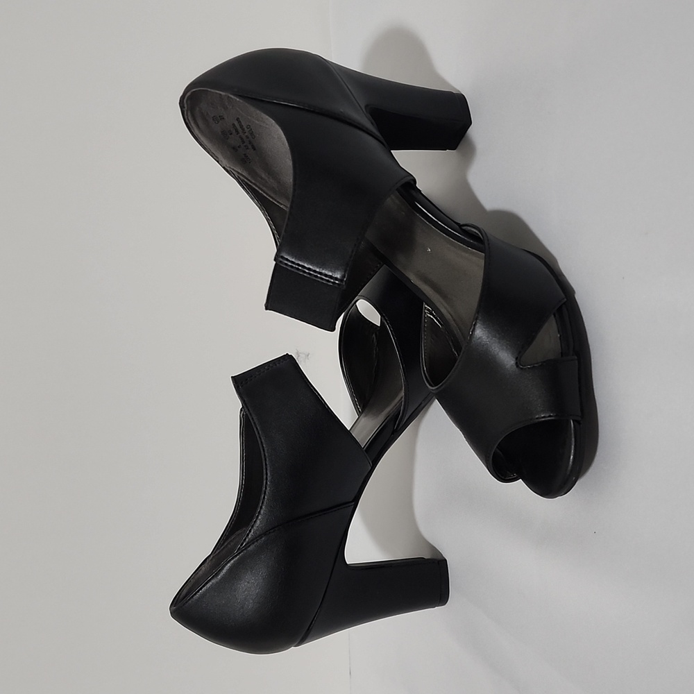 Life Stride Simply Comfort Heels Womens Size 10W Cielo Dress Pump Black Shoes